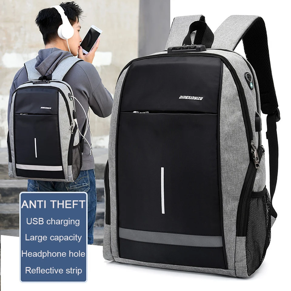 Laptop 15.6 Inch Anti Theft Backpack Men Women Backpacks Male Waterproof Back Packs Student Bagpack Smart Travel USB Music Bags 
Laptop 15.6 Inch Anti Theft Backpack Men Women Backpacks Male Waterproof Back Packs Student Bagpack Smart Travel USB Music Bags