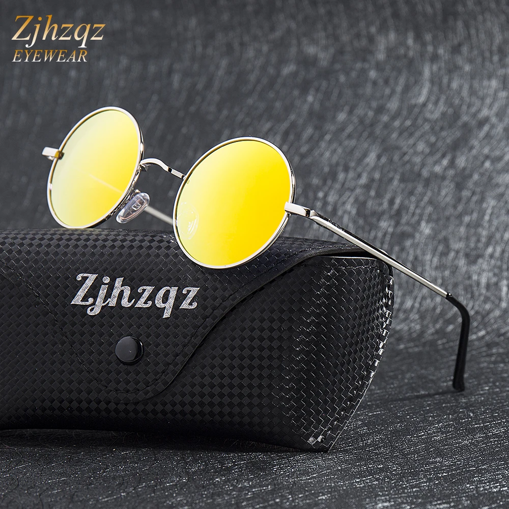 ZJHZQZ Steampunk Round Sunglasses Brand Designer Classic Anti-UV Polarized Metal Frame Small Vintage Retro John Lennon Glasses
ZJHZQZ Steampunk Round Sunglasses Brand Designer Classic Anti-UV Polarized Metal Frame Small Vintage Retro John Lennon Glasses
