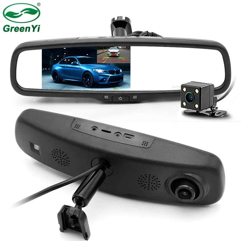 GreenYi Original Bracket 5 Inch 1080P Car Mirror DVR Video Monitor For BMW Audi VW Ford Kia Hyundai Toyota Mazda Opel Suzuki
GreenYi Original Bracket 5 Inch 1080P Car Mirror DVR Video Monitor For BMW Audi VW Ford Kia Hyundai Toyota Mazda Opel Suzuki