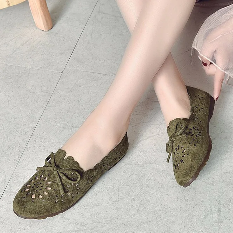Woman Flat Slip On Bowtie Shoes Hollow Out Shallow Casual Ladies Soft Loafers Comfort Breathable Female Moccasins Fashion Autumn
Woman Flat Slip On Bowtie Shoes Hollow Out Shallow Casual Ladies Soft Loafers Comfort Breathable Female Moccasins Fashion Autumn