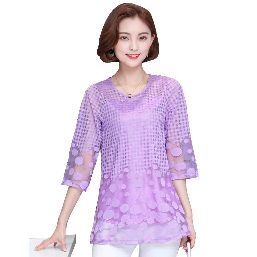 women blouses Plus size 5XL 2019 fashion solid casual half sleeve O-neck top lace Blouse chiffon shirt Blouses female
women blouses Plus size 5XL 2019 fashion solid casual half sleeve O-neck top lace Blouse chiffon shirt Blouses female