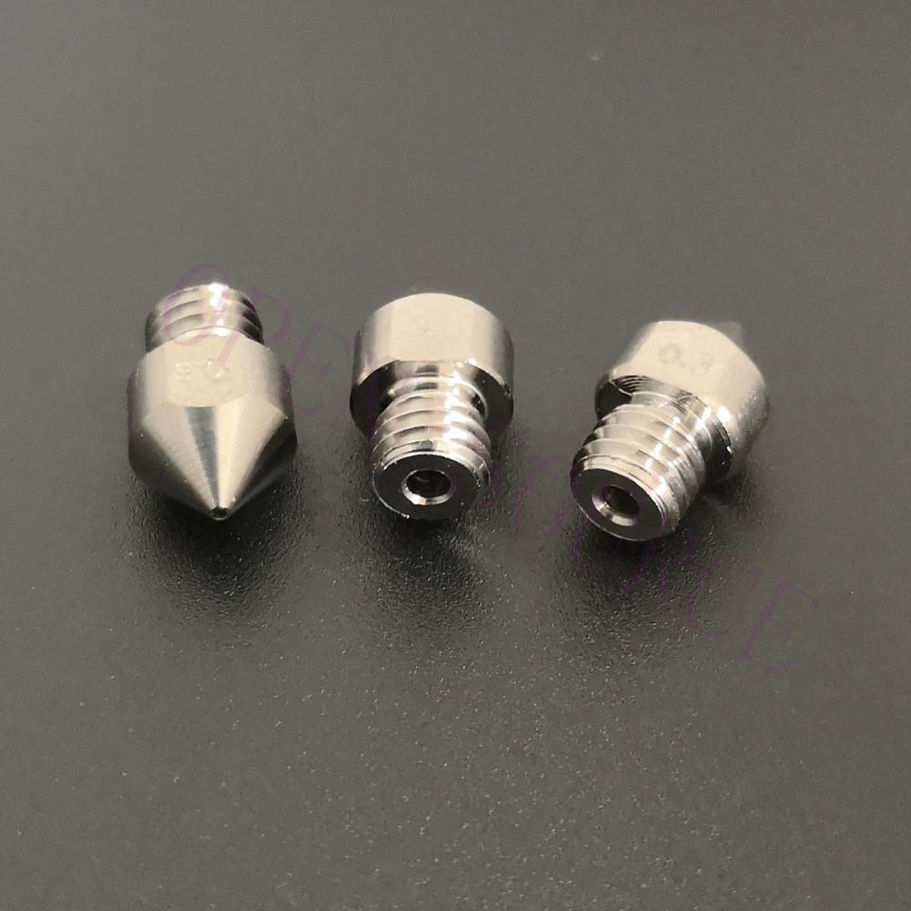 2pcs Titanium Alloy All Metal Hotend MK8 Nozzle for Micro Swiss CR10 Creality CR-10 Ender 3 MK8 Mk9 extruder 3D Printer
2pcs Titanium Alloy All Metal Hotend MK8 Nozzle for Micro Swiss CR10 Creality CR-10 Ender 3 MK8 Mk9 extruder 3D Printer