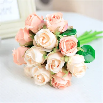 12pcs High Quality Rose Flowers Bouquet Artificial Silk Flower White Rose Wedding Bouquet for Home Party Decoration
12pcs High Quality Rose Flowers Bouquet Artificial Silk Flower White Rose Wedding Bouquet for Home Party Decoration