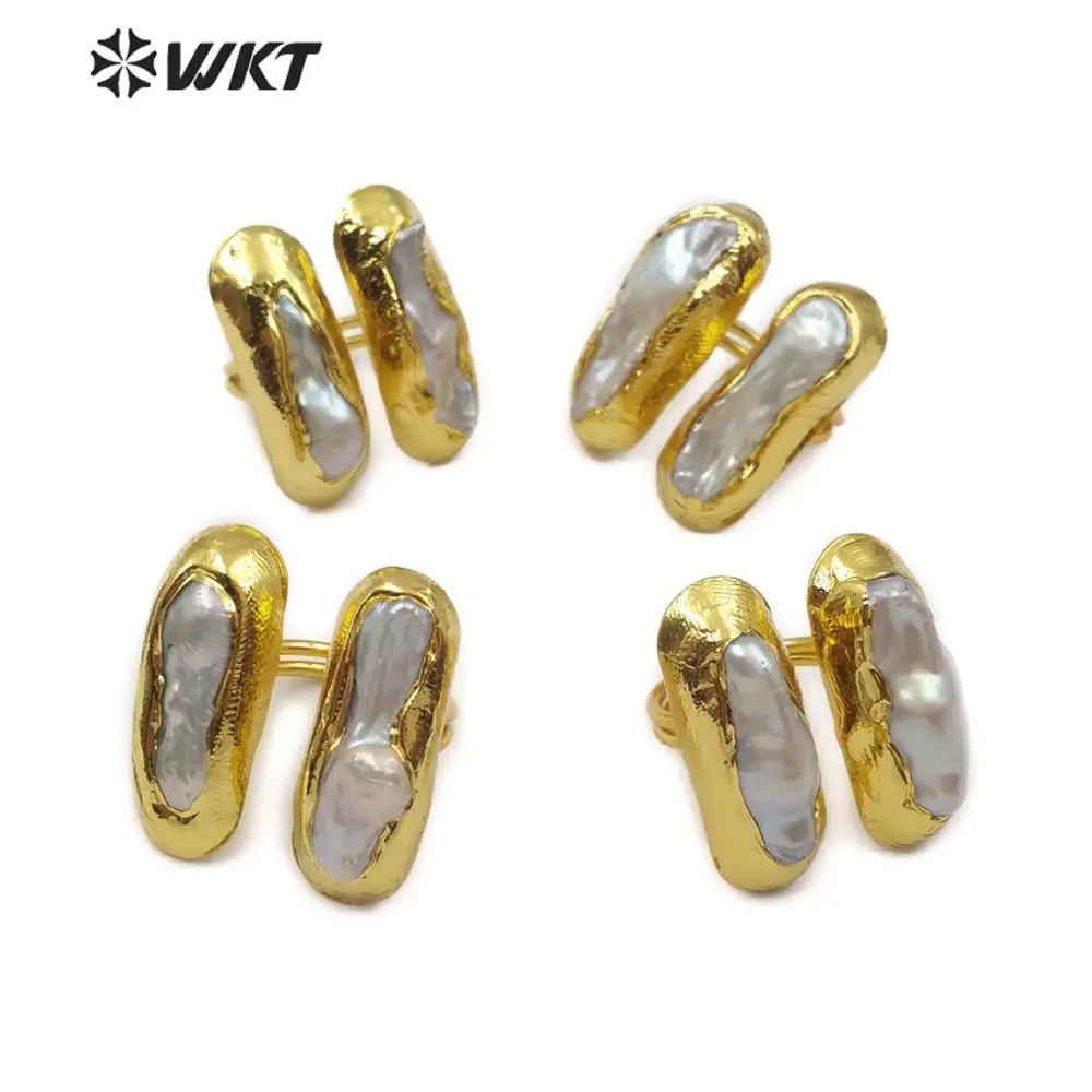 WT-R332 wholesale pearl rings fashion double pearl rings high quality freshwater pearl ring for women jewelry making
WT-R332 wholesale pearl rings fashion double pearl rings high quality freshwater pearl ring for women jewelry making