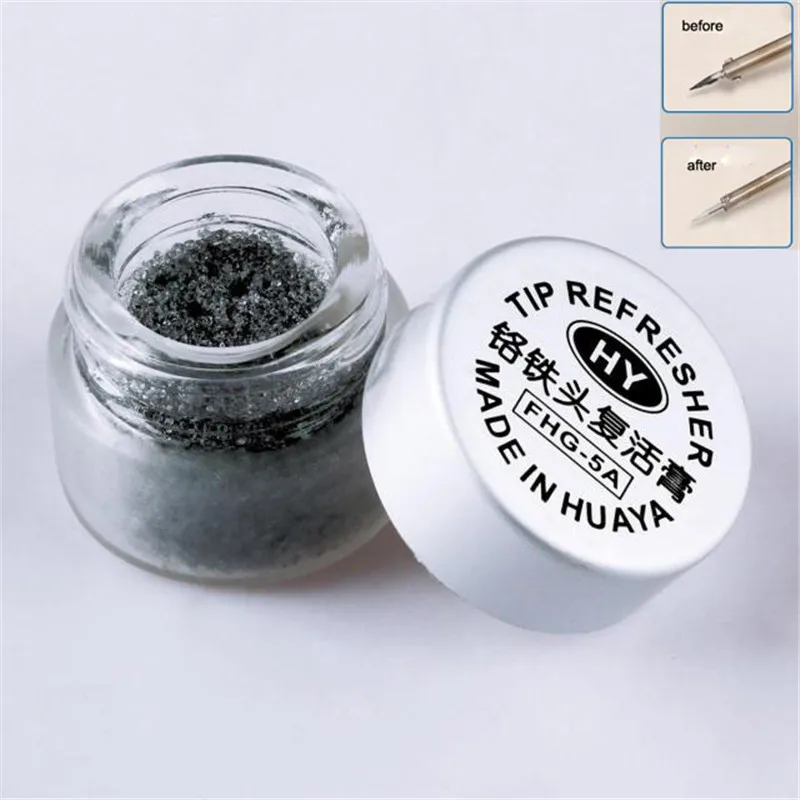 Tip Refresher Soldering Iron Oxide Paste for Solder Iron Tip Head Resurrection Soldering Acessory tip clean material
Tip Refresher Soldering Iron Oxide Paste for Solder Iron Tip Head Resurrection Soldering Acessory tip clean material