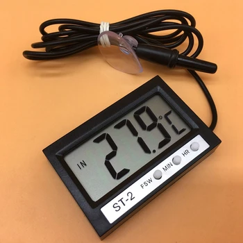 LCD Digital Thermometer Hygrometer with Remote Sensor Reptile Fish Tank Aquarium Marine Water Terrarium Thermometer
LCD Digital Thermometer Hygrometer with Remote Sensor Reptile Fish Tank Aquarium Marine Water Terrarium Thermometer