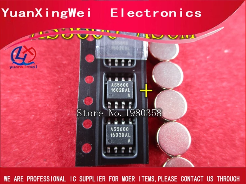 5PCS AS5600-ASOM AS5600 SOP8 magnetic encoder With magnet Original authentic and new in stock Free Shipping IC
5PCS AS5600-ASOM AS5600 SOP8 magnetic encoder With magnet Original authentic and new in stock Free Shipping IC
