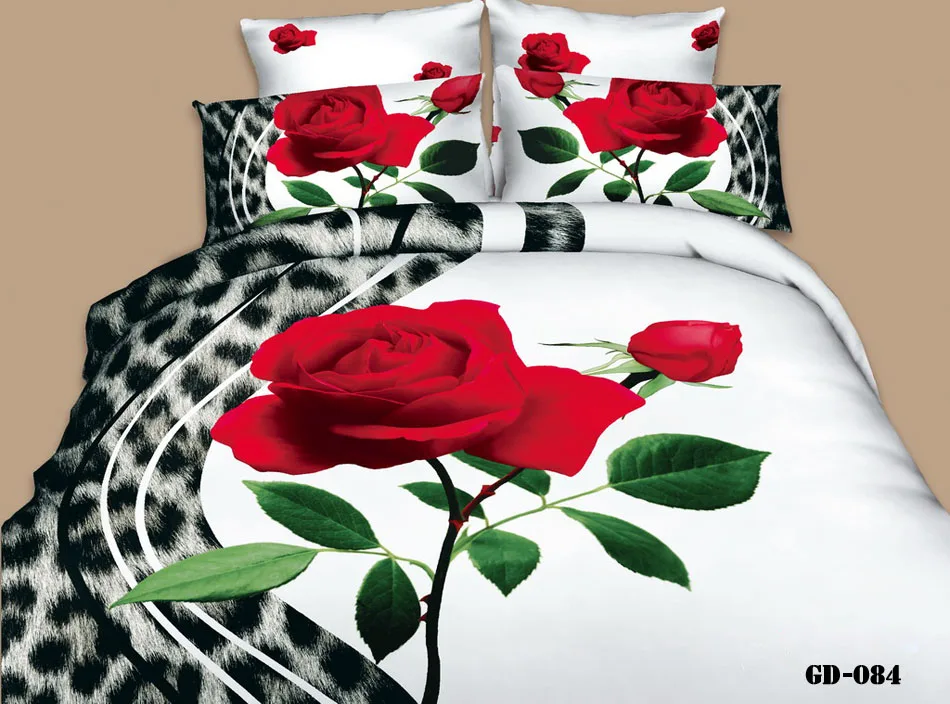 black red rose flower leopard skin 3d print bedding set Egytian cotton bed covers bedspreads cal king super king size girls room
black red rose flower leopard skin 3d print bedding set Egytian cotton bed covers bedspreads cal king super king size girls room