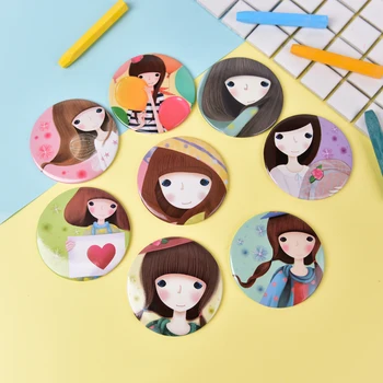 Cosmetic Compact Mirrors Espelho De Maquiagem Espejos De Bolsillo Random Color Girl Mini Pocket Makeup Mirror
Cosmetic Compact Mirrors Espelho De Maquiagem Espejos De Bolsillo Random Color Girl Mini Pocket Makeup Mirror