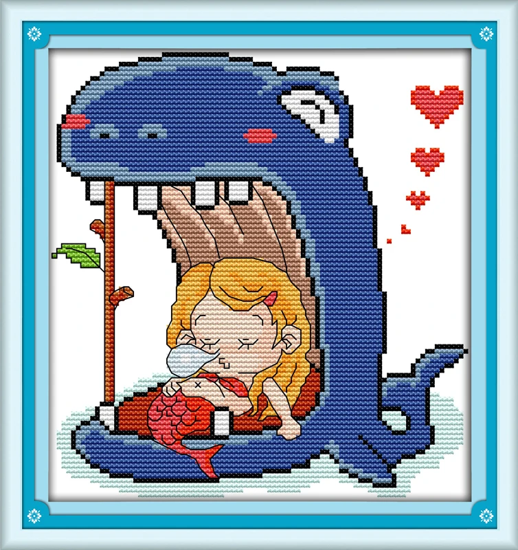The little mermaid (3), counted printed on fabric DMC 14CT 11CT Cross Stitch kits,embroidery needlework Sets, Home Decor
The little mermaid (3), counted printed on fabric DMC 14CT 11CT Cross Stitch kits,embroidery needlework Sets, Home Decor