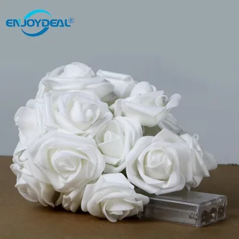 New 2.2M 20LED Rose Flower Fairy String Light For Wedding Party Christmas Decoration Charming Lights Make Around More Beautiful
New 2.2M 20LED Rose Flower Fairy String Light For Wedding Party Christmas Decoration Charming Lights Make Around More Beautiful