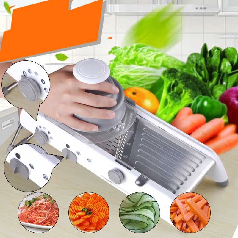 Manual Vegetable Slicer Mandoline Cutter Grater Fruit Chooper Julienne Potato Carrot Onion Kitchen Vegetable Tool Accessories
Manual Vegetable Slicer Mandoline Cutter Grater Fruit Chooper Julienne Potato Carrot Onion Kitchen Vegetable Tool Accessories