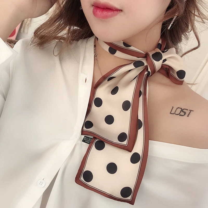Ins Fashionable Scarf 2019 New Skinny Silk Satin Scarf Women Handle Bag Ribbons Female Neckerchief Head Scarves & Wraps
Ins Fashionable Scarf 2019 New Skinny Silk Satin Scarf Women Handle Bag Ribbons Female Neckerchief Head Scarves & Wraps