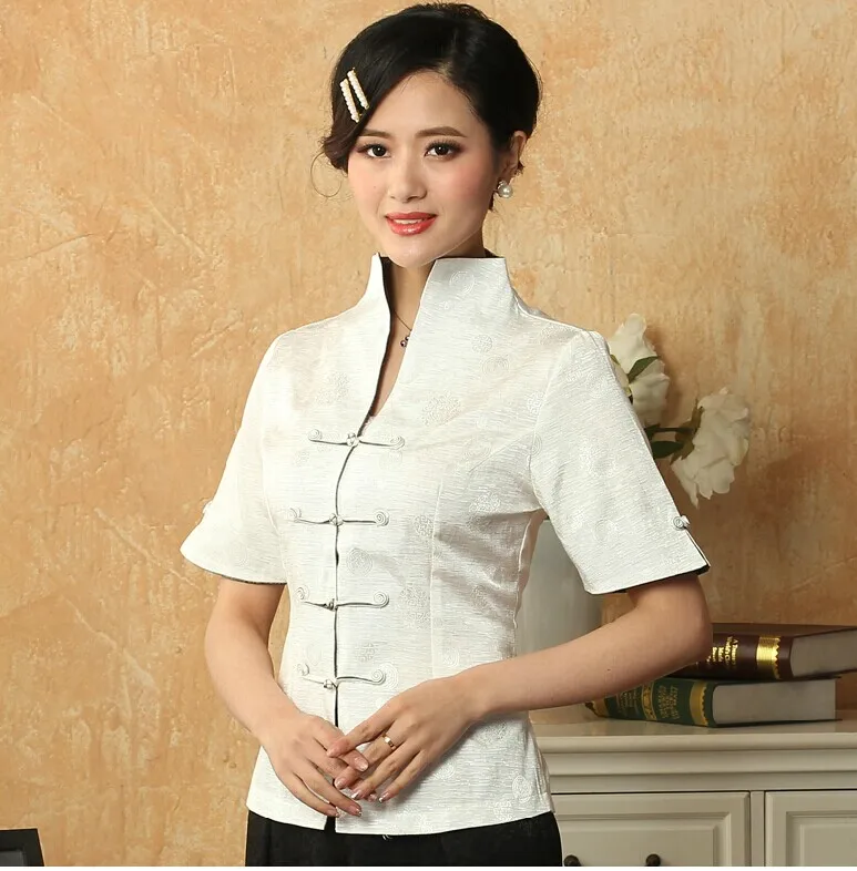 NEW ARRIVE Fashion Lady Blouse shirt New Summer Chinese tradition Style Women's top YF7031
NEW ARRIVE Fashion Lady Blouse shirt New Summer Chinese tradition Style Women's top YF7031
