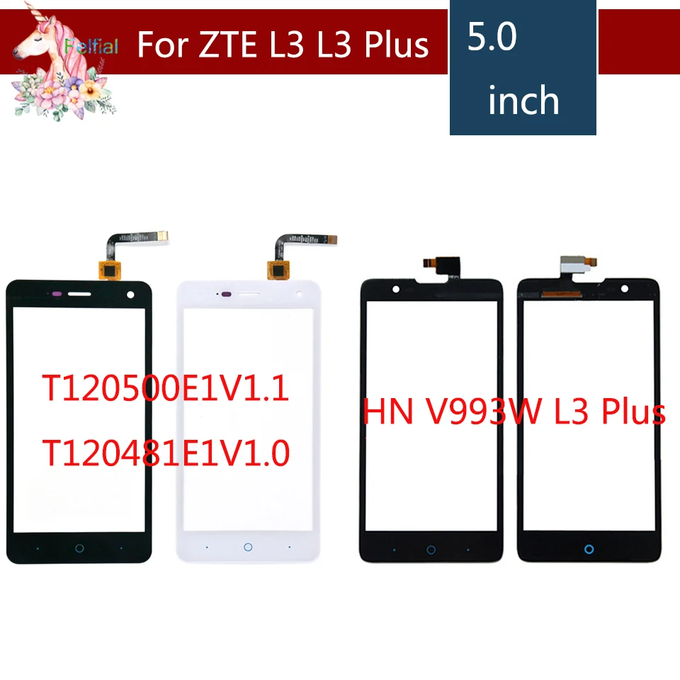 For ZTE Blade L3 T120500E1V1.1 T120481E1V1.0 HN V993W L3 Plus Touch Screen Digitizer Sensor Outer Glass Lens Panel Replacement
For ZTE Blade L3 T120500E1V1.1 T120481E1V1.0 HN V993W L3 Plus Touch Screen Digitizer Sensor Outer Glass Lens Panel Replacement