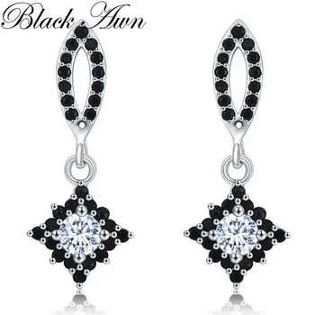 Romantic 1.8g 925 Sterling Silver Natural Black Spinel Engagement Stud Earrings for Women Fine Jewelry Bijoux T209
Romantic 1.8g 925 Sterling Silver Natural Black Spinel Engagement Stud Earrings for Women Fine Jewelry Bijoux T209