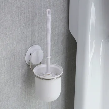 Sucker Stainless steel toilet brush holder with toilet wash brush creative toilet brush set
Sucker Stainless steel toilet brush holder with toilet wash brush creative toilet brush set