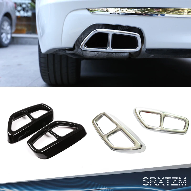 SRXTZM 1 Pair Car Rear Exhaust Muffler Cover Pipe Stick Cover Trims Stainless Steel For BMW 5 Series G30 / 6 Series G32 17-19
SRXTZM 1 Pair Car Rear Exhaust Muffler Cover Pipe Stick Cover Trims Stainless Steel For BMW 5 Series G30 / 6 Series G32 17-19
