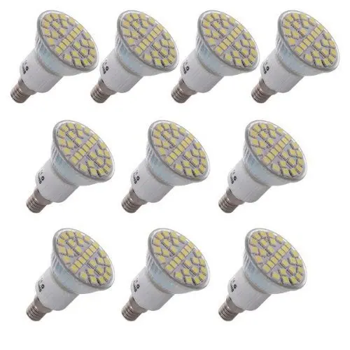 

Free shipping!!10 X E14 29 LED 5050 SMD 5W Pure White Saving Spotlight Screw Light Lamp Bulb 220V warm white