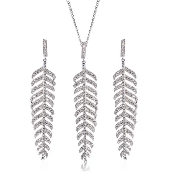 Dazz Gothic Leaf Maxi Wedding Jewelry Sets Pendant Necklaces&Earrings Zircon Copper Collier Brincos Engagement Gioiell
Dazz Gothic Leaf Maxi Wedding Jewelry Sets Pendant Necklaces&Earrings Zircon Copper Collier Brincos Engagement Gioiell
