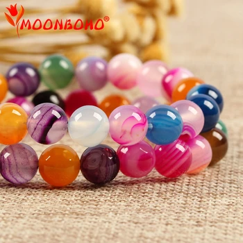 MOONBOHO Multicolor Agates Beads Round Polish Loose 4 6 8 10 MM Beads for Diy Jewelry Bracelet Making Accessoriess Onyx Stone
MOONBOHO Multicolor Agates Beads Round Polish Loose 4 6 8 10 MM Beads for Diy Jewelry Bracelet Making Accessoriess Onyx Stone