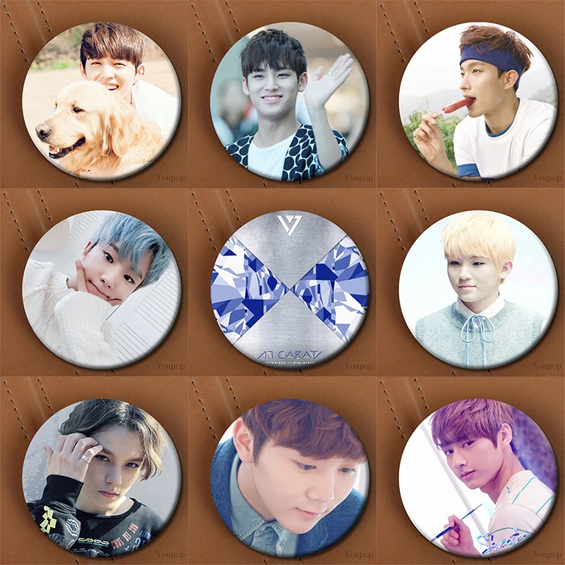 Youpop KPOP Korean SEVENTEEN 17 Member Love Letter Album 58mm Metal Round Badge Pins And Brooches For Clothes Hat Backpack
Youpop KPOP Korean SEVENTEEN 17 Member Love Letter Album 58mm Metal Round Badge Pins And Brooches For Clothes Hat Backpack