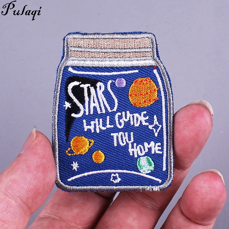 Pulaqi Star Bottle Exquisite Embroidery Patch Cartoon Planet Sticker Stripes On Clothes Cute Patches DIY Clothes Patches H
Pulaqi Star Bottle Exquisite Embroidery Patch Cartoon Planet Sticker Stripes On Clothes Cute Patches DIY Clothes Patches H