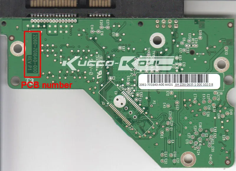 HDD PCB logic board 2060-701640-000 REV P1 for WD 3.5 SATA hard drive repair data recovery
HDD PCB logic board 2060-701640-000 REV P1 for WD 3.5 SATA hard drive repair data recovery