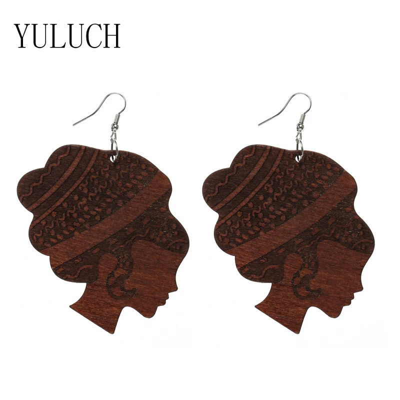YULUCH Brown Girl Print Wood Plus Size Pendant Earrings Street Art Women's Jewelry 1 Par Simple Fashion Show Accessories
YULUCH Brown Girl Print Wood Plus Size Pendant Earrings Street Art Women's Jewelry 1 Par Simple Fashion Show Accessories