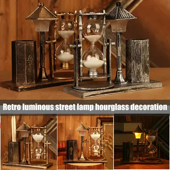 Retro Sandglass with LED Night Light Tower Desk Lamp Home Table Decor Ornament DAG-ship
Retro Sandglass with LED Night Light Tower Desk Lamp Home Table Decor Ornament DAG-ship