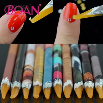 BQAN 10PCS/Lot Nail Point Pen Pencil Self-adhesive Dotting Tool Install Small Decorations Nail Art Pen Nail Art Tools
BQAN 10PCS/Lot Nail Point Pen Pencil Self-adhesive Dotting Tool Install Small Decorations Nail Art Pen Nail Art Tools