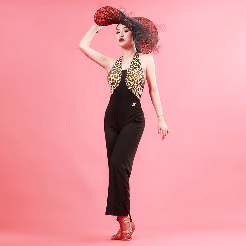Fashion Latin Dance Pants Leopard Print Samba Cha Cha Rumba Salsa Ballroom Practice Bodysuit Women Performance Outfit DC2551
Fashion Latin Dance Pants Leopard Print Samba Cha Cha Rumba Salsa Ballroom Practice Bodysuit Women Performance Outfit DC2551