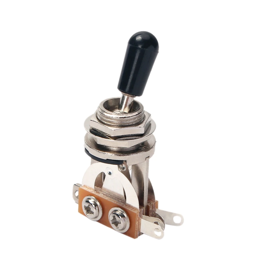 HLBY-5Pcs Guitar Toggle Switch 3 Way Pickup Selector Switches For Guitar Replacement Part,Nickel Plated/Black Tip
HLBY-5Pcs Guitar Toggle Switch 3 Way Pickup Selector Switches For Guitar Replacement Part,Nickel Plated/Black Tip