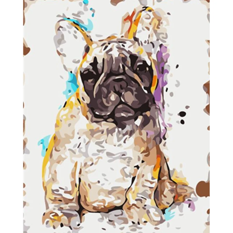 Painting By Numbers DIY Dropshipping 40x50 50x65cm Lazy bulldog feel wronged Animal Canvas Wedding Decoration Art picture Gift
Painting By Numbers DIY Dropshipping 40x50 50x65cm Lazy bulldog feel wronged Animal Canvas Wedding Decoration Art picture Gift