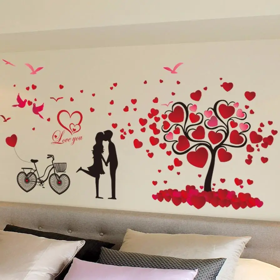Home Decor Love Tree Removable Decor Environmentally Mural Wall Stickers Decal wall sticker Home Deco mirror AU6
Home Decor Love Tree Removable Decor Environmentally Mural Wall Stickers Decal wall sticker Home Deco mirror AU6