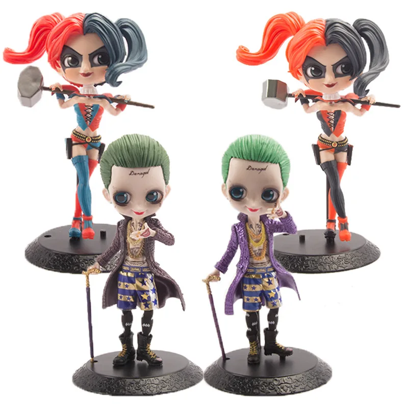 Home Decoration Accessories Q Posket Big Eyes Harley Quinn Joker PVC Cartoon Action Figure Collectible Model Toys Gift Figurines
Home Decoration Accessories Q Posket Big Eyes Harley Quinn Joker PVC Cartoon Action Figure Collectible Model Toys Gift Figurines