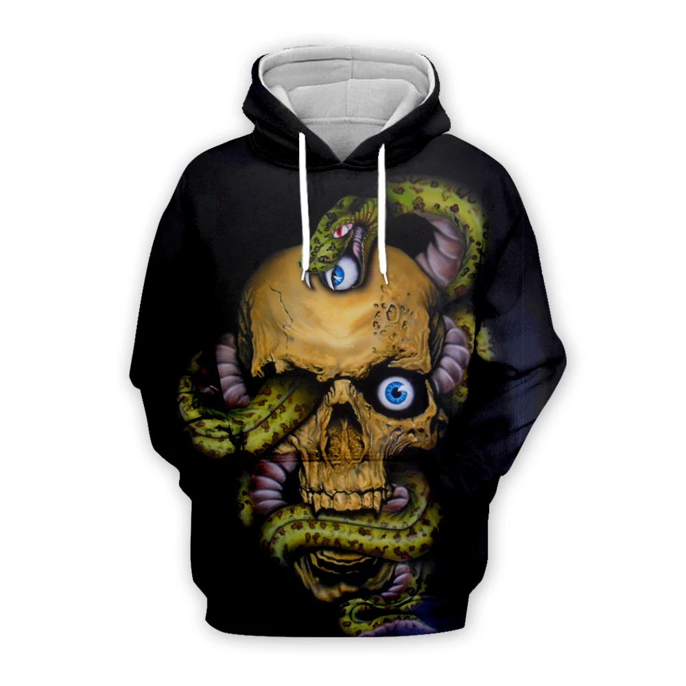 Men's Clothing Harajuku Snake hip pop Skull print 3d Hoodies long sleeve sweatshirts women autumn zipper coat unisex Tops jacket
Men's Clothing Harajuku Snake hip pop Skull print 3d Hoodies long sleeve sweatshirts women autumn zipper coat unisex Tops jacket