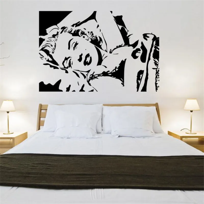Classic Marilyn Monroe Vinyl Wall Sticker Monroe Sexy Sleeping Position Wall Decals for Bedroom/Living Room Decoration
Classic Marilyn Monroe Vinyl Wall Sticker Monroe Sexy Sleeping Position Wall Decals for Bedroom/Living Room Decoration
