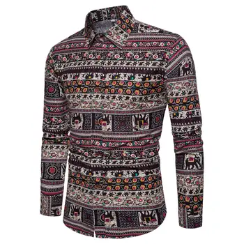 Plus size Linen Shirts Men National style Long-sleeved Social Shirt Male Slim fit Flower Blouse Men New
Plus size Linen Shirts Men National style Long-sleeved Social Shirt Male Slim fit Flower Blouse Men New
