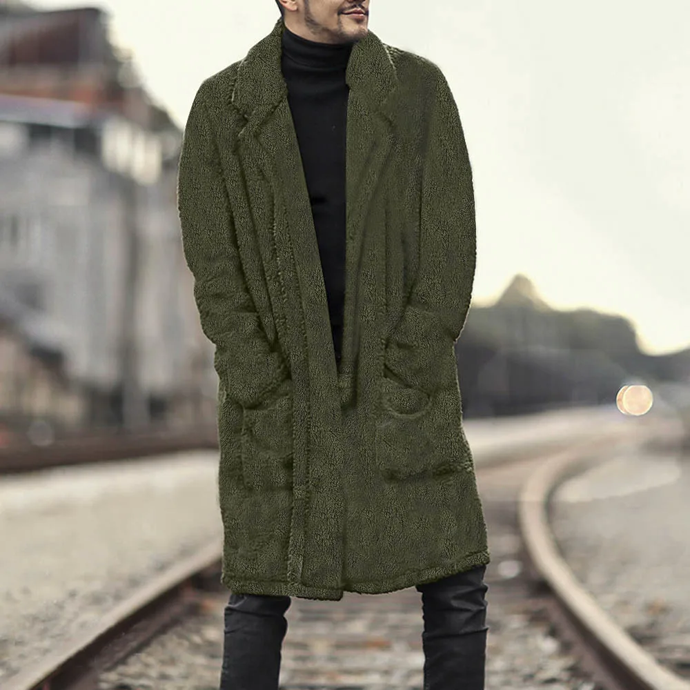 jacket men 2018 Parka Autumn Winter Warm OutwearFashion Men Loose warm plush cardigan long furry Double-Sided coat Tops Blouses
jacket men 2018 Parka Autumn Winter Warm OutwearFashion Men Loose warm plush cardigan long furry Double-Sided coat Tops Blouses