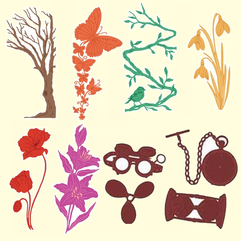 Flower Trunk Edge Telescope Sandclock Metal Cutting Dies Stencil For Scrapbooking Embossing DIY Paper Card album Handcraft
Flower Trunk Edge Telescope Sandclock Metal Cutting Dies Stencil For Scrapbooking Embossing DIY Paper Card album Handcraft