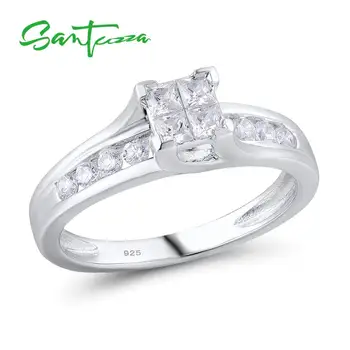 Silver Rings for Women Engagement Wedding Ring Cubic Zircon CZ Ring Wedding Band Pure 925 Sterling Silver Fine Jewelry
Silver Rings for Women Engagement Wedding Ring Cubic Zircon CZ Ring Wedding Band Pure 925 Sterling Silver Fine Jewelry