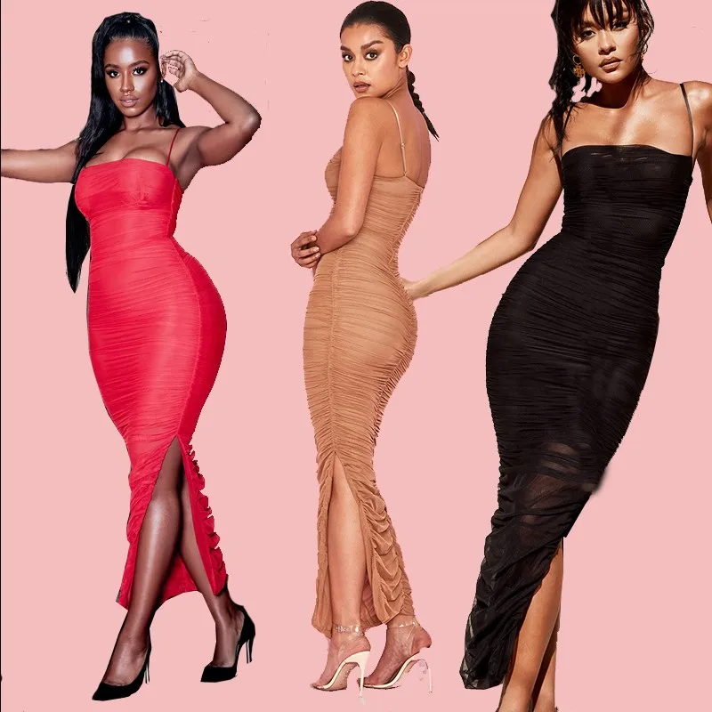 summer slash neck sexy Slit long halter dresses black mesh sheer maxi nude dress woman evening tight pleated tube top dress
summer slash neck sexy Slit long halter dresses black mesh sheer maxi nude dress woman evening tight pleated tube top dress
