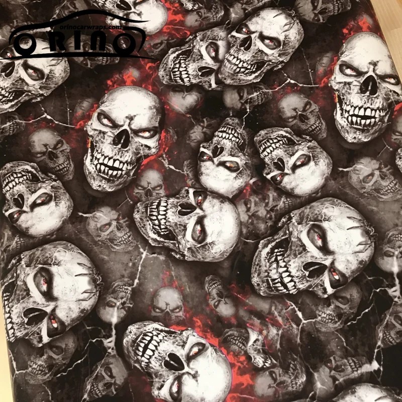 Skull Car Sticker Vinyl Film-2