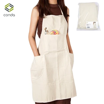 Conda 3Pcs Adjustable Professional Bib Apron Cotton Canvas With 4 Pockets School Supplies for Adults Waterproof Natural 31inch
Conda 3Pcs Adjustable Professional Bib Apron Cotton Canvas With 4 Pockets School Supplies for Adults Waterproof Natural 31inch
