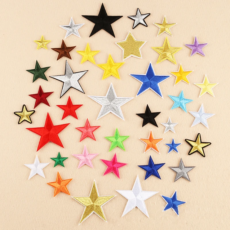 Five-pointed star cloth sticker wholesale clothing accessories shoes and hats Embroidery patches stickers ironing Applique 20pcs
Five-pointed star cloth sticker wholesale clothing accessories shoes and hats Embroidery patches stickers ironing Applique 20pcs
