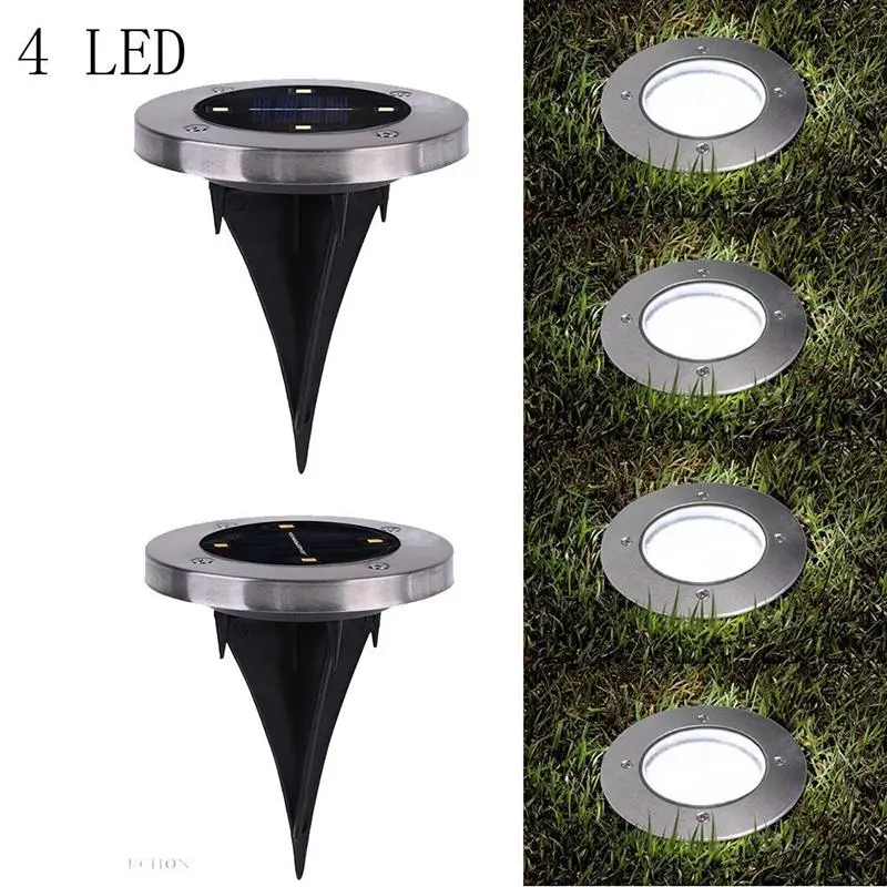 LumiParty Solar Powered Underground LED Lighting Lamp 4 LED Light Spots Outdoor Waterproof Buried Light Garden Decoration jk35
LumiParty Solar Powered Underground LED Lighting Lamp 4 LED Light Spots Outdoor Waterproof Buried Light Garden Decoration jk35