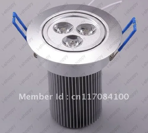 9W High power 3 LED Recessed Ceiling Down Cabinet Light Fixture Downlight Spotlight Bulb Lamp Warm/Pure White
9W High power 3 LED Recessed Ceiling Down Cabinet Light Fixture Downlight Spotlight Bulb Lamp Warm/Pure White
