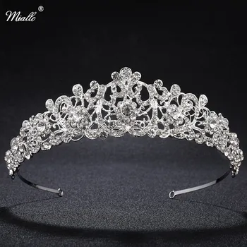 Miallo Vintage Wedding Tiaras Crowns for Bridal Rhinestones Crystal Hair Accessories Jewelry Sparkling Princess Queen Pageant
Miallo Vintage Wedding Tiaras Crowns for Bridal Rhinestones Crystal Hair Accessories Jewelry Sparkling Princess Queen Pageant