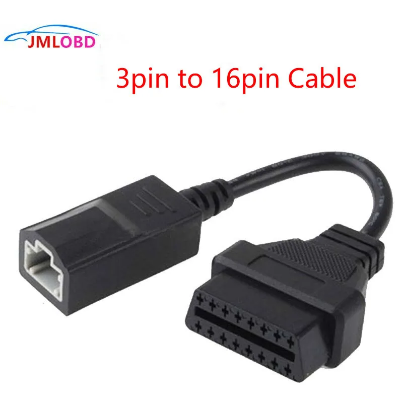 JMLOBD OBD 2 Cable For Honda3pin OBD1 Adapter OBD2 OBDII forHon-da 3 pin to 16 pin Connector
JMLOBD OBD 2 Cable For Honda3pin OBD1 Adapter OBD2 OBDII forHon-da 3 pin to 16 pin Connector